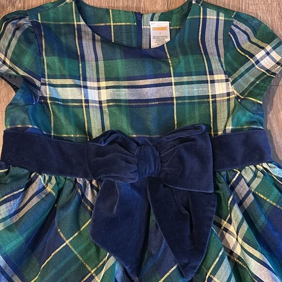 NWOT GIRLS TARTAN PLAID HOLIDAY DRESS SIZE 7 GYMBOREE - Picture 4 of 5